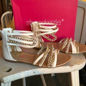 NWT JustFab beaded sandals